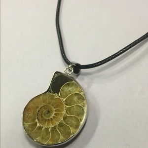 Ammonite Fossil Necklace